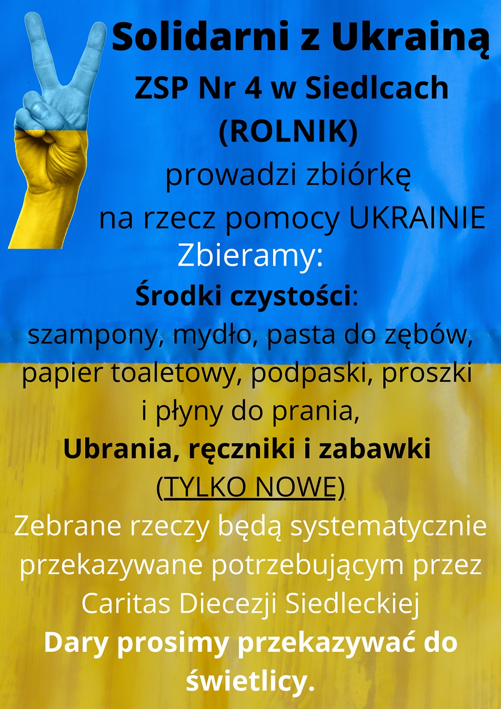 Solidarni z Ukrainą Plakat2